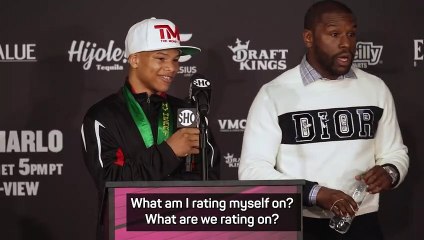 Mayweather crashes protege's press conference to call himself the GOAT