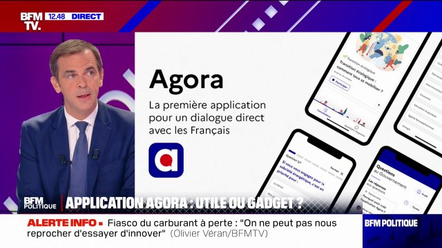 Agora : Olivier Véran qu'un Français télécharge la nouvelle application toutes les 20 secondes