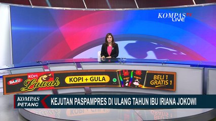 Paspampres Beri Kejutan untuk Ibu Iriana Jokowi Sambil Nyanyikan Lagu Ulang Tahun dan Membawa Kue
