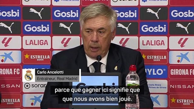 Ancelotti : Souligner le travail défensif de l'équipe qui a été très bon