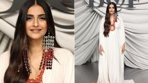 BOF 500 Paris 2023 : Sonam Kapoor Valentino White Gown Look Viral, Earrings देख Fans Shocked
