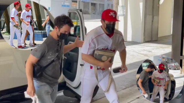 Nick Jonas limps into emergency room after sustaining softball injury.