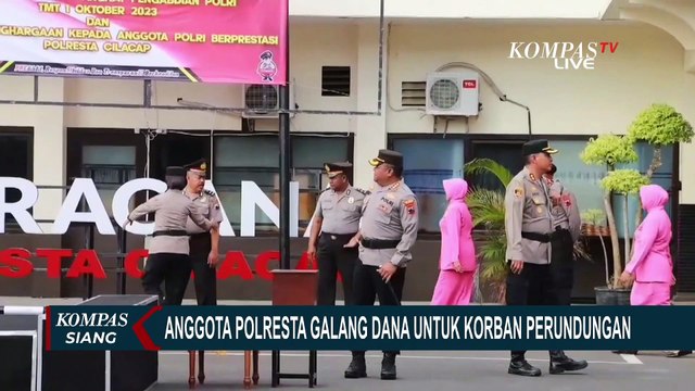 Polisi di Cilacap Galang Dana untuk Siswa SMP Korban Penganiayaan