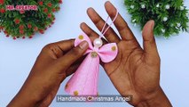 Handmade Foamiran Christmas Angel | DIY Christmas Tree Ornaments | Upcoming Christmas Decoration