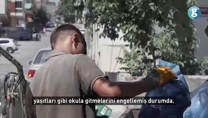 Kağıt toplayan Enes ve Ferhat (22.08.2020)