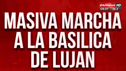 Gran Marcha a la Basílica de Luján: Miles de Personas en Protesta 🕊️