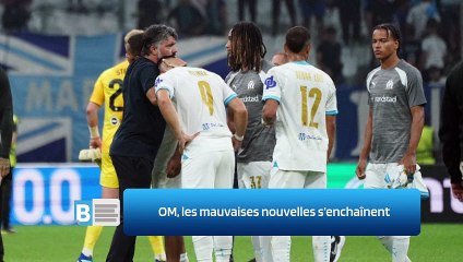 OM, les mauvaises nouvelles s’enchaînent