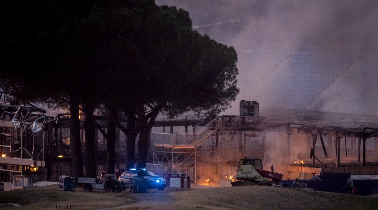 Nach Ryder Cup: Heftiges Feuer zerstört Tribünen komplett