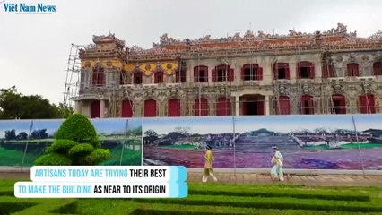 Vietnam News | Ceramic decoration on the royal palace
