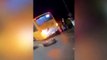 VÍDEO: Roda de ônibus se solta e passageiros passam por apuros