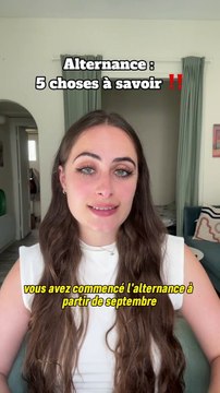 Alternance : 5 choses à savoir !