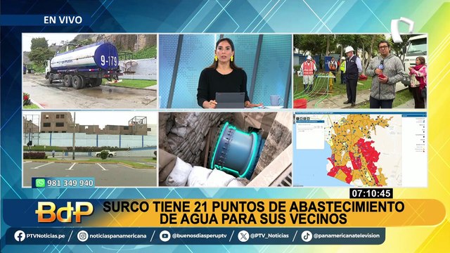 Chorrillos: municipio distribuye 20 camiones cisternas para distribución de agua