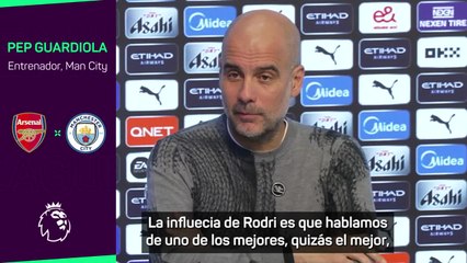 Guardiola despeja la baja de Rodri