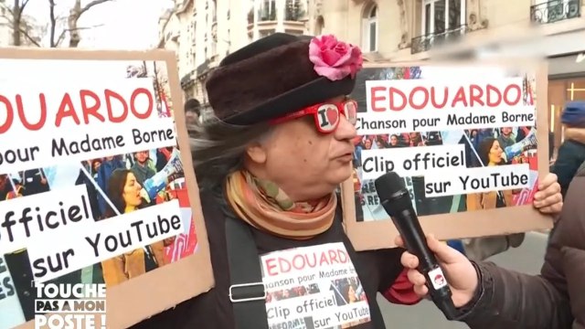 Eduardo (Je t'aime le lundi) de retour :il chante des titres anti Emmanuel Macron et Elisabeth Borne