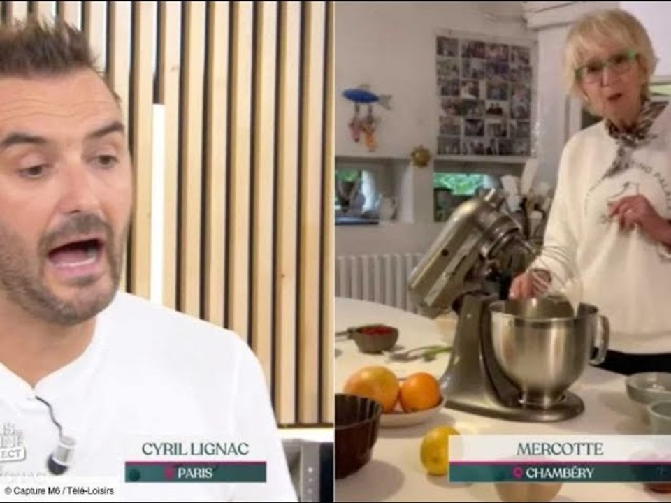 Tous en cuisine : Cyril Lignac se fait  gronder  par Mercotte en direct !