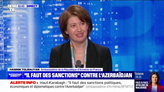 Haut-Karabagh: Il n'y a pas un autre pays qui fait autant [que la France] pour soutenir l'Arménie , affirme l'ambassadrice Hasmik Tolmajian