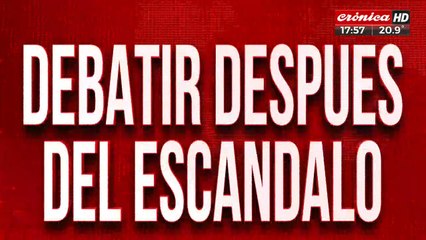 Debatir después del escandalo: los candidatos después del papelón