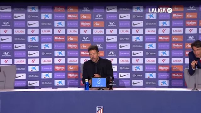 Rueda de prensa de Simeone tras el Atlético vs Cádiz