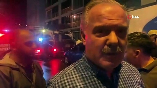 Sürmene'de aşırı yağış sonrası su baskınları yaşandı