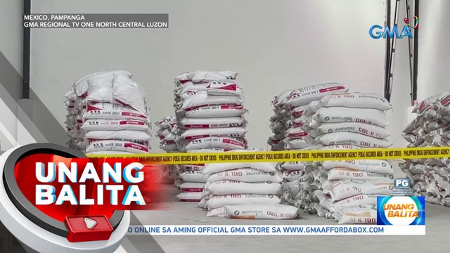 P3.8B halaga ng umano'y shabu, nasabat sa isang warehouse | UB