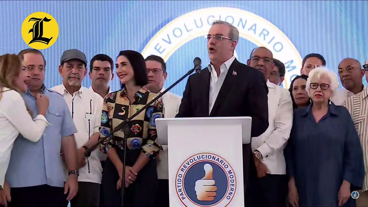 LUIS ABINADER GANA CON EL 90% DE LOS VOTOS EN EL PRM Y LE MANDA MENSAJE A GUIDO Y ALBURQUERQUE