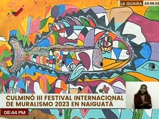 Culmina en alegría la 3º Edición del Festival Internacional de Muralismo Naiguatá 2023