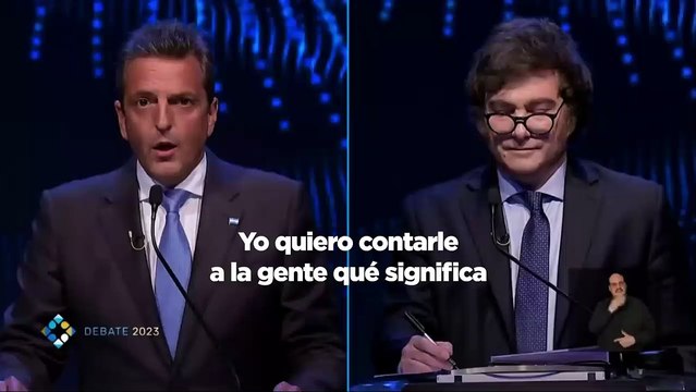 Massa: La Argentina tiene que elegir un camino con acumulación de reservas y equilibrio fiscal. Pero no rifando nuestra moneda y poniendo otra bandera en el Banco Central