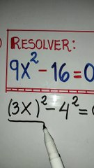 Ecuación cuadrática : solución paso a paso