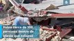 Cámara de seguridad capta momento del colapso del techo de iglesia en Tamaulipas