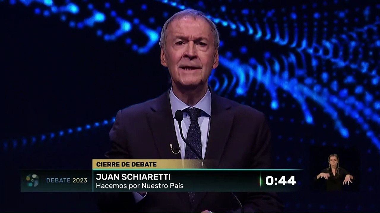 Minuto de cierre Schiaretti