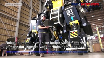 Hebatnya Orang Jepang, Ciptakan Robot Raksasa yang Dikemudikan Manusia