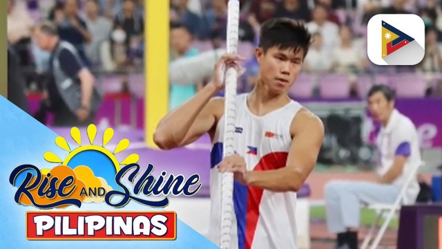 Pole vaulter EJ Obiena, nakuha ang unang ginto ng Pilipinas sa #19thAsianGames