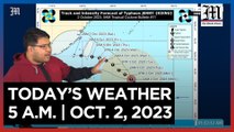 Today's Weather, 5 A.M. | Oct. 2, 2023