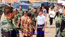 Jelang Peresmian Kereta Cepat, Presiden Jokowi dan Istri Tiba di Stasiun Halim