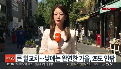 [날씨] 귀경길 쾌청…큰 일교차, 낮엔 완연한 가을