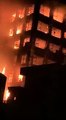 حريق هائل في مديرية أمن الإسماعيلية بمص