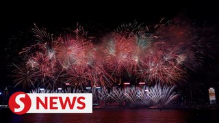 China National Day fireworks return to Hong Kong