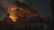 Mısır'da emniyet müdürlüğünde yangın çıktı: En az 25 kişi yaralandı