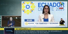 Seguidores de Luisa González reivindican su victoria en debate presidencial ecuatoriano