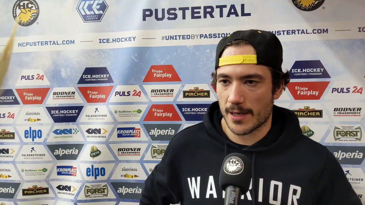 Joel Messner (PUS) nach der Niederlage gegen Laibach