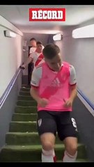 Jugadores DE RIVER Plate bailan y cantan tras vencer a BOCA JRS