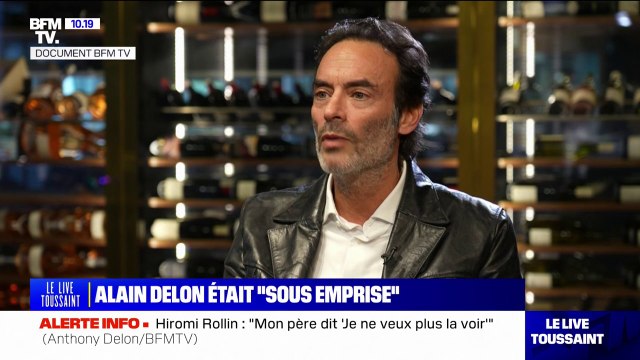 Alain Delon à propos d'Hiromi Rollin: Je pense qu'elle s'est rêvée une vie avec mon père