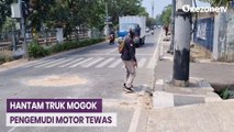 Sepeda Motor Hantam Truk Mogok di Jakarta Selatan, Pengemudi Tewas