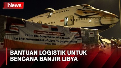 RI Kirim 46 Ton Bantuan Logsitik untuk Bencana Banjir Libya