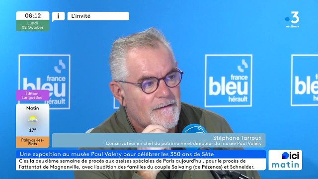 Stéphane Tarroux, conservateur en chef du patrimoine et directeur du musée Paul Valéry de Sète