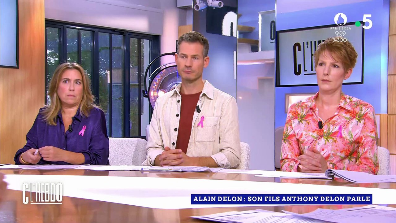 Anthony Delon affirme sur France 5 que plus de 100.000 euros ont été saisis chez "la compagne" d'Alain Delon lors d'une perquisition