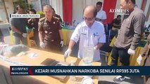 Kejari Brebes Musnahkan Narkoba dan Barang Bukti Lainnya Senilai Rp395 Juta