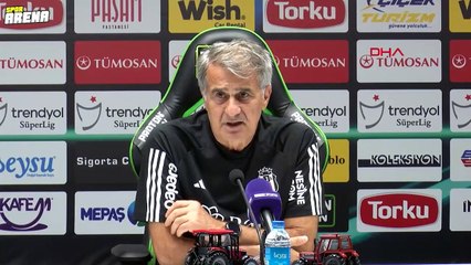Beşiktaş'ta Şenol Güneş'ten maç sonu tepki: 'Güvenmiyorum'