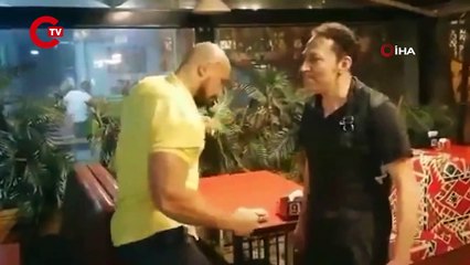 Bu dönerciyi yerinden oynatan karnını bedavaya doyuruyor...