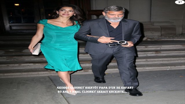 George Clooney bientôt papa d'un 3e enfant 60 ans ? Amal Clooney serait enceinte...